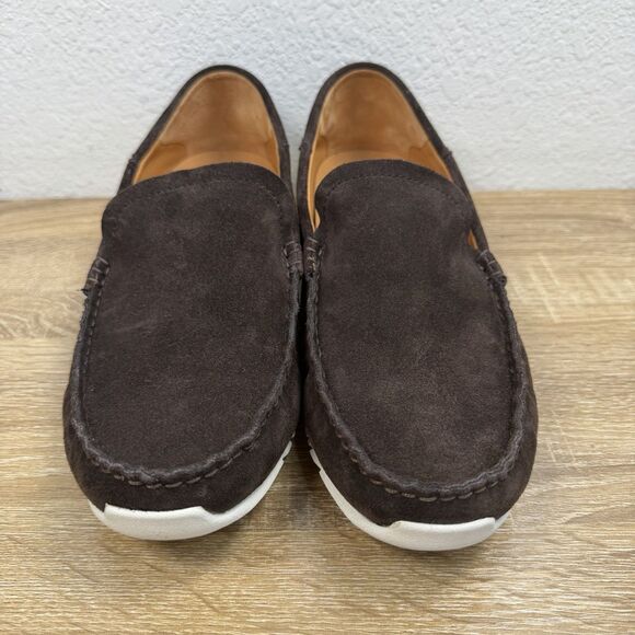 NEW Olukai Ka\'a Loafer MEN\'S 9.5 Brown Suede Leather Slip On Casual Comfort Shoe main image 8